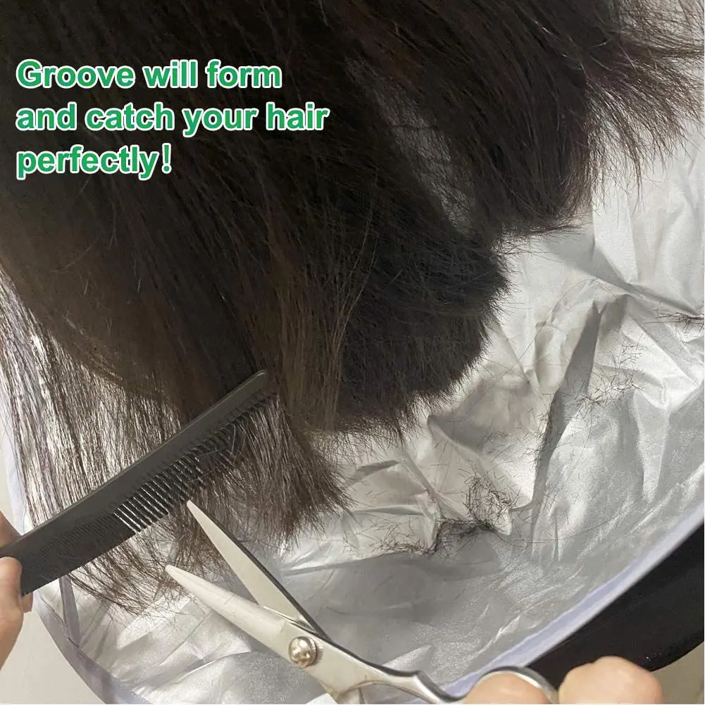 

Apron Cape Cloak Salon Hair Trimming Apron Cover Hair-Styling Cape Hair Tool For Family Barber Hair Salon Equipment Peluqueria