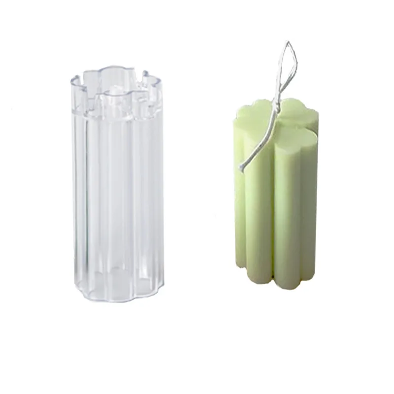 

Four-leaf Clover Soap Mold Candle 3D Handmade Acrylic Molds Mould Resin Clay Mold Aroma Stone Molds Soap candle making supplies