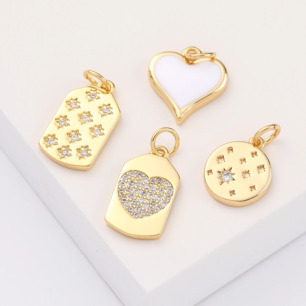 С геометрическим узором в форме сердца звезды ювелирных изделий золото Серьги