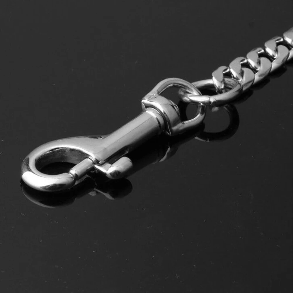 Прочный металлический поводок для собак прочная рулетка из нержавеющей стали