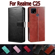 Flip Case For Realme C25 RMX3191 Cover Phone Protective Shell Funda For Realme C 25 Case Wallet Leather Book Etui Hoesje Capas
