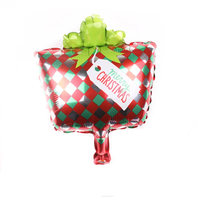 K-1Pcs Self-sealing Mini Christmas Tree Santa Claus Snowman Balloons Christmas Party Foil Balloon Holiday Decoration High Quality Toys - Цвет: K-1Pcs