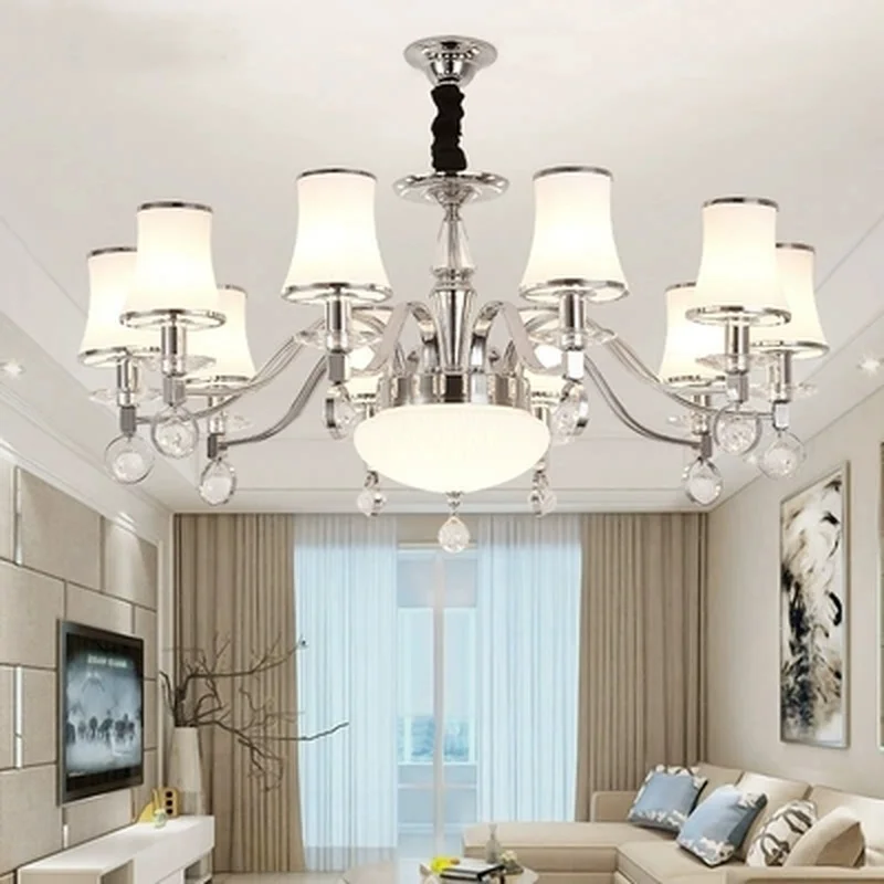 Современный хромированный металлический светодиодный настенный светильник