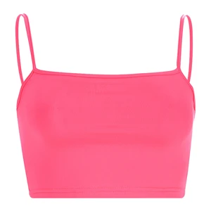 Кроп-топ женский неоново-зеленый, пикантная уличная одежда, облегающий Модный укороченный топ на бретелях, на лето