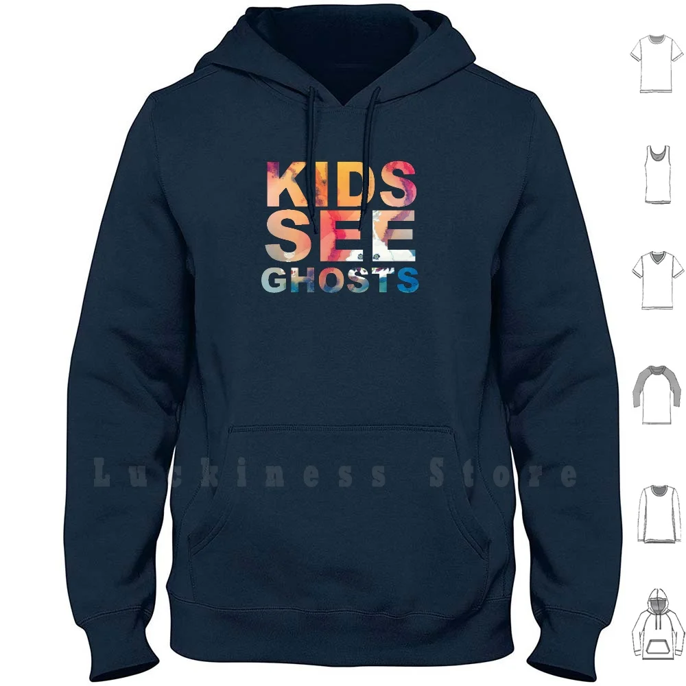 

Детская толстовка с капюшоном, с длинным рукавом, с изображением призраков, для маленьких детей