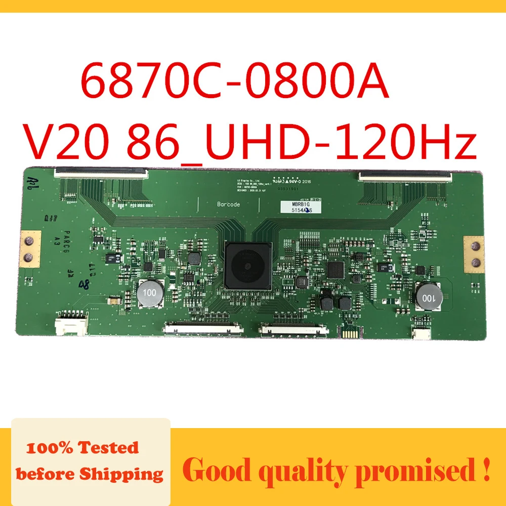 6870C 0800A V20 86_UHD 120Hz T CON Board пластина для ТВ логическая плата 6870C0800A Tcon оригинальное