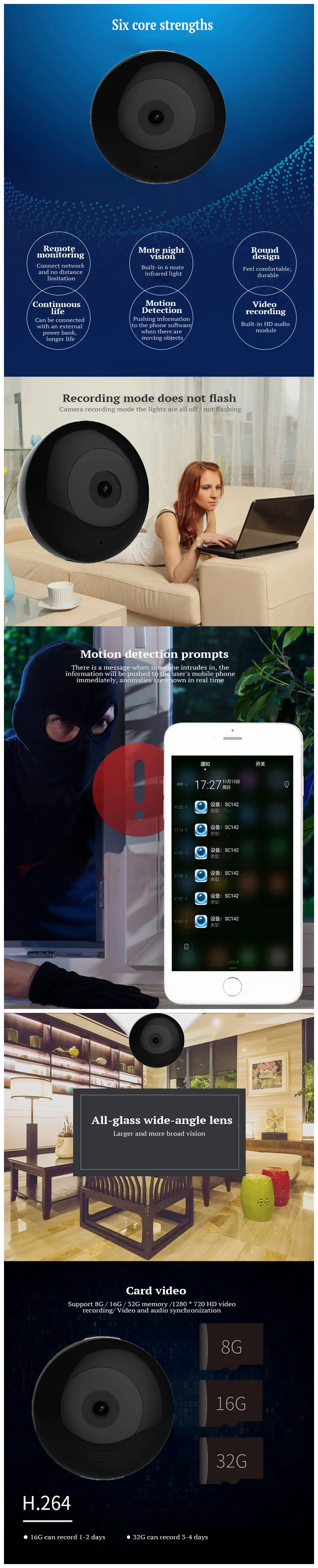 Мини скрытая Wi-Fi ip камера экшн няня шпионская камера Spion настенная розетка Скрытая камера Espion Enregistreur Невидимая камера с отверстием HD