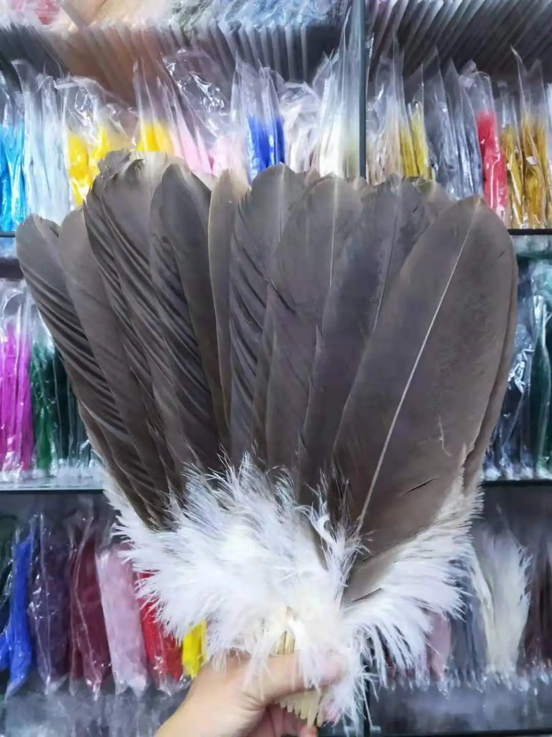 

wholesale 10 rare natural eagle feathers 35-42 cm/14-17 inches celebration decoration Jewelry accessories stage performance diy