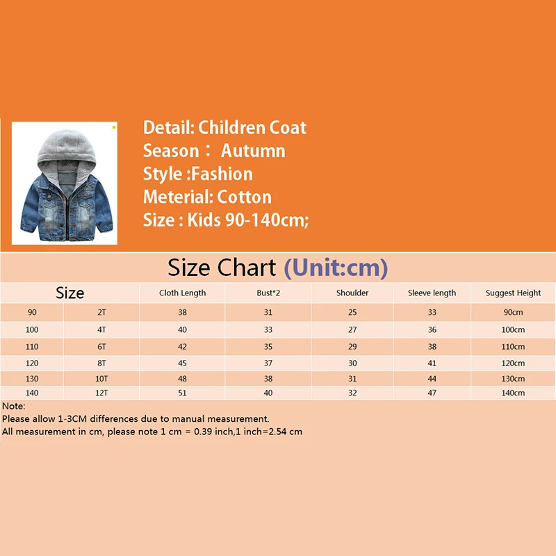 

Boys Jackets 2020 New Autumn Denim Jackets Children Zipper Jacket Big Kid Fashion Coat Hooded Leisure Clothing Baby Boys Clothes