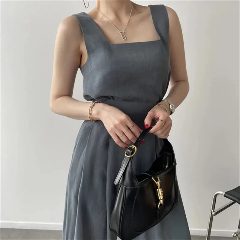 

Korean Style Square Neck Vest Fashion Suit Women