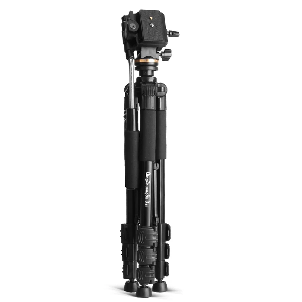 QZSD Q111S Q111 S Video DSLR Digital Camera Tripod Portable Professional Photography Stand for Travelling Phone | Электроника