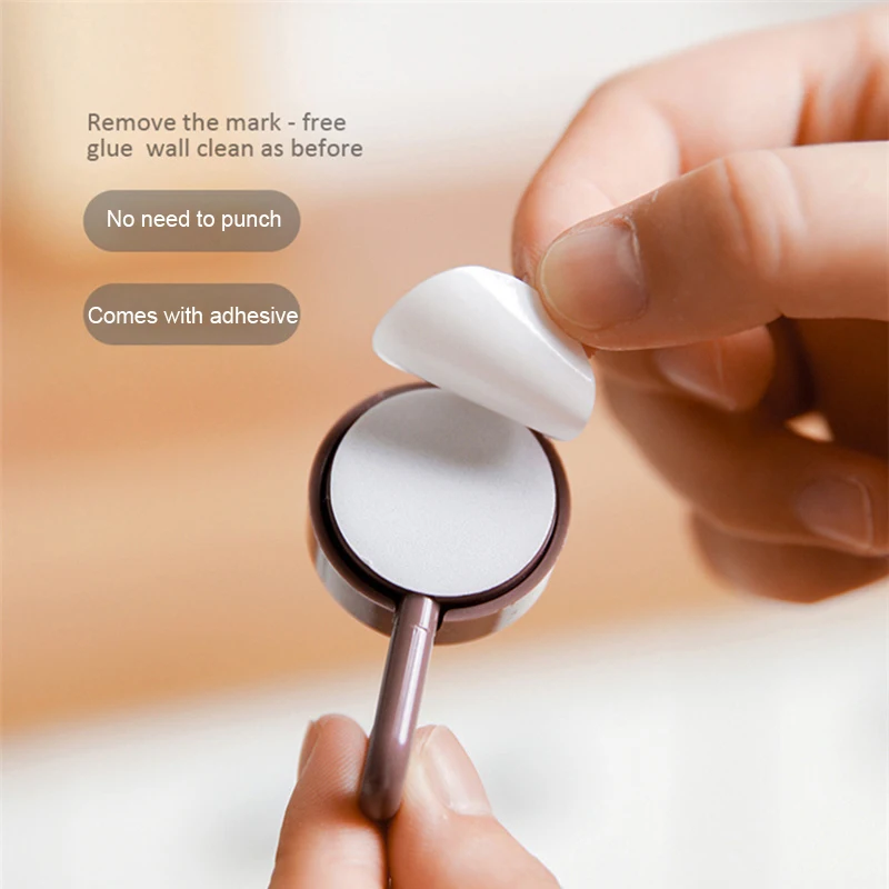 

10 шт., самоклеящиеся крючки для хранения одежды и ключей