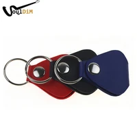 10 pcs leather guitar pick holder with key chain violao picks case plectrums bag key ring red gitaar accessoires