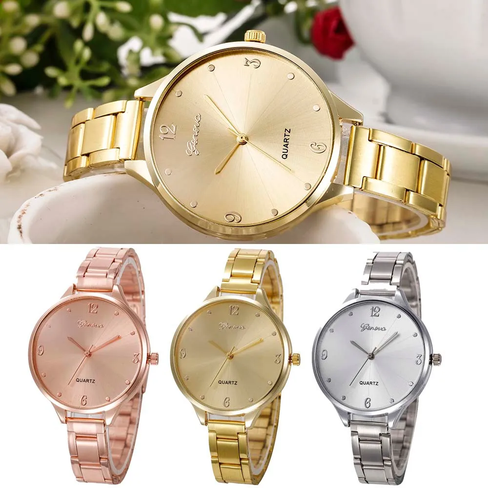 

Fashion Women Crystal Stainless Steel Analog Quartz Wrist Watch Rhinestone Watch Ladies Quartz Wrist Watch Bracelet Set Reloj