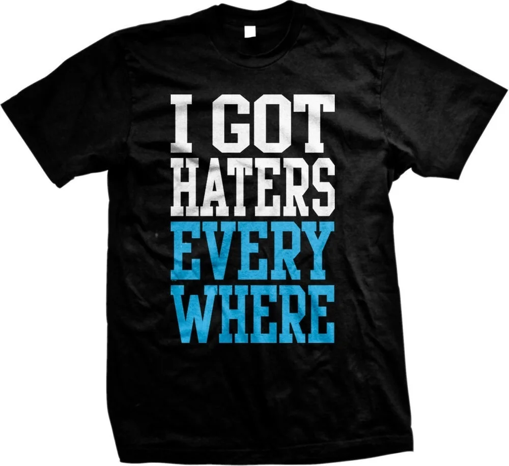 

I Got Haters Everywhere B.O.B. Lyrics Hip Hop Rap Music Swag Urban Mens T-shirt
