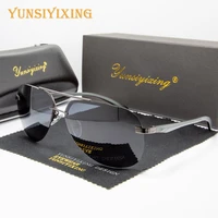 ysyx polarized mens sunglasses driver uv400 mirror sun glasses vintage pilot anti glare men women eyewear gafas de sol ys 143