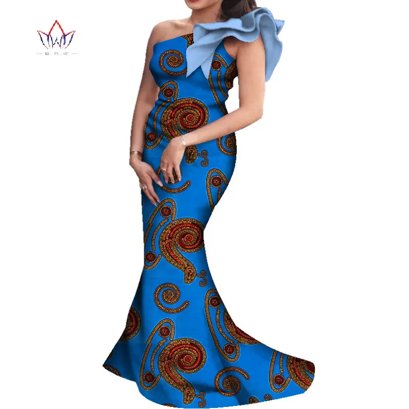 Африканское платье для женщин летнее винтажное длинное макси вечерние нки