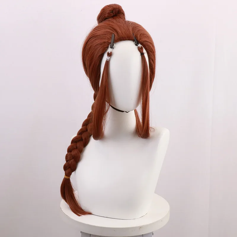 

Anime New Anime Avatar the last Airbender Katara Cosplay Costume And Wig For Carnival Halloween Party Free Shipping