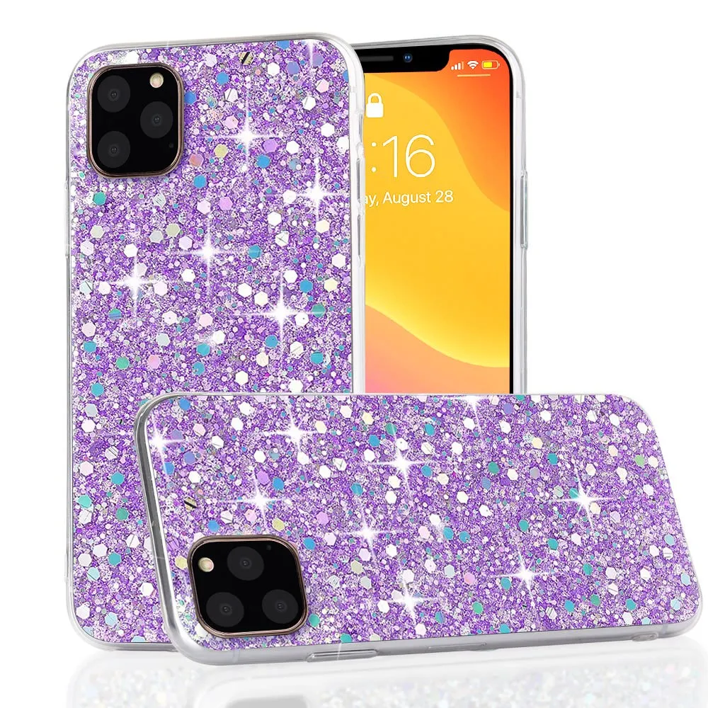 LLZ. COQUE милый Алмазный чехол для телефона для IPhone 11 Pro XS Max XR X 6 6S Plus 5 5S SE 7 8 Plus Блестящий силиконовый чехол Funda Capas