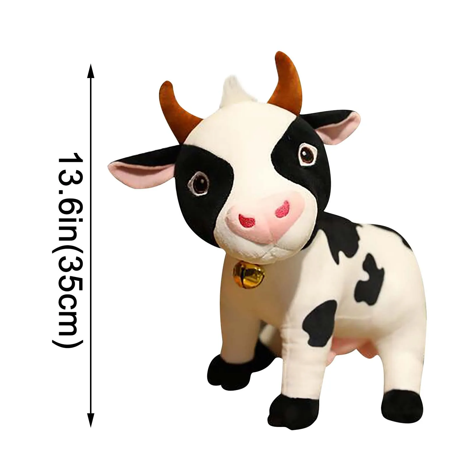 Милая коровья кукла талисман мультяшная корова плюшевая игрушка детский