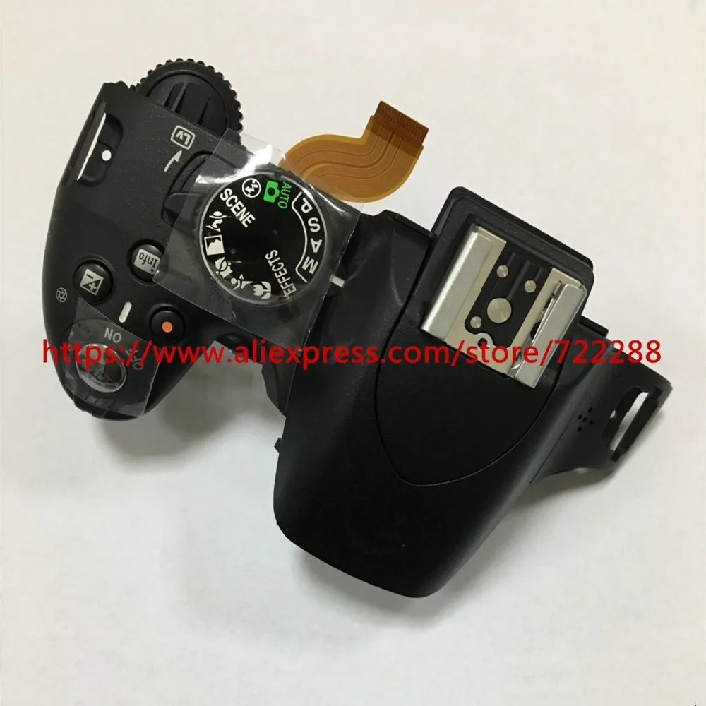 Запасные части для Nikon D5100 верхняя крышка в сборе с циферблатом режима кнопка спуска затвора шлейф вспышка блок