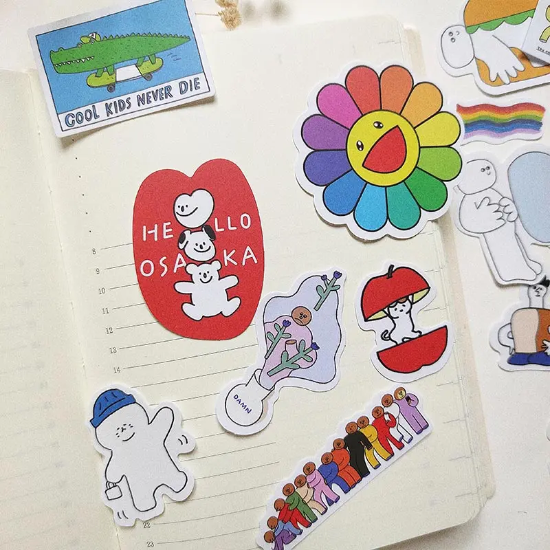 18 шт. милые наклейки в виде подсолнухов s/наклейки для скрапбукинга s/декоративные