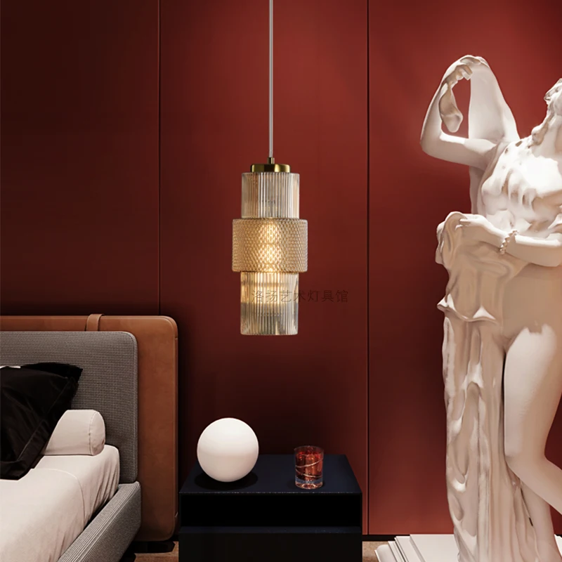 

Nordic modern fashion golden wrought iron restaurant meeting room bedroom bedside chandelier personalized fashion chandelier