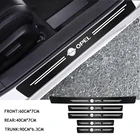 4 шт., защитные наклейки на пороги автомобиля Opel Vauxhall Astra Insignia Vivaro Corsa Mokka Zafira Vectra OPC