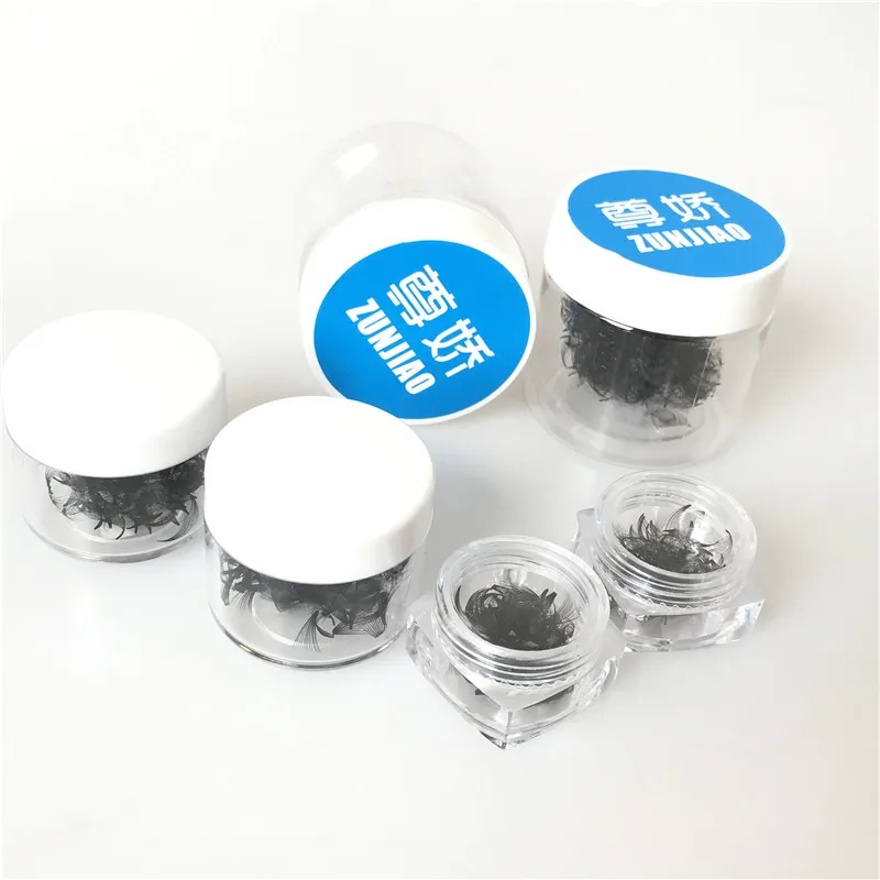 

Seashine 8-18mm Volume Fans Lashes Loose Volume Lash Short Stem Jar Lashes 300Fans Premade Fans Lash Extension Eyelashes