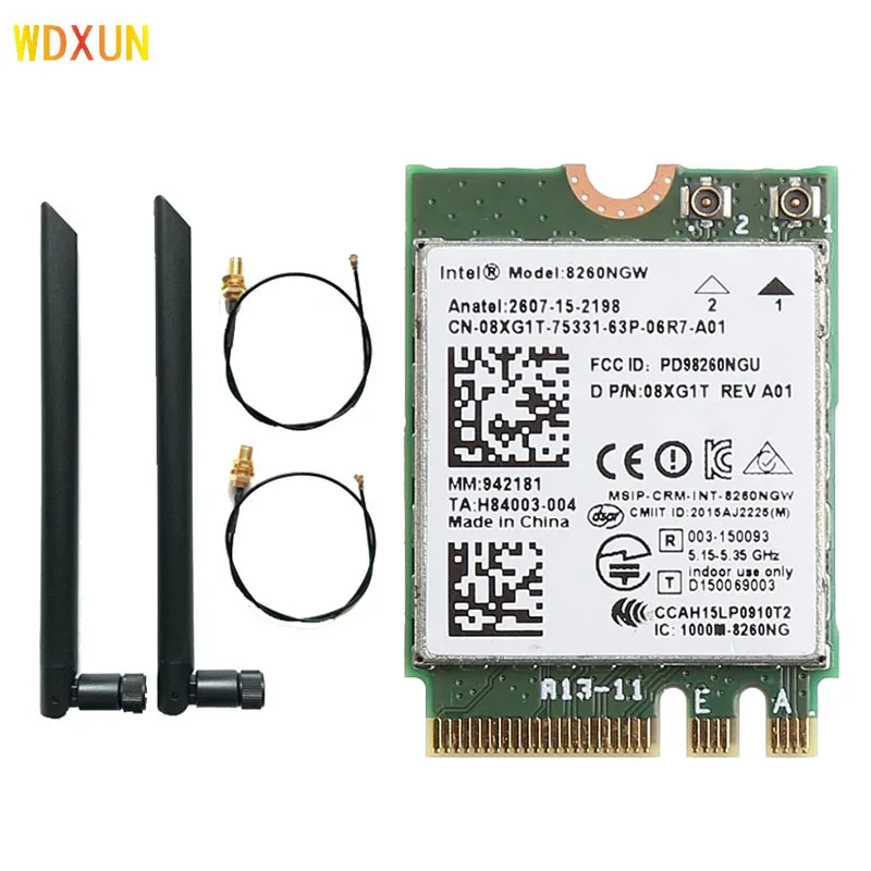 Модуль беспроводной сетевой карты INTEL 8260 band 2 4 + 5 ГГц 867m Bluetooth ngff m.2 Wi-Fi для Intel ac 8260ngw