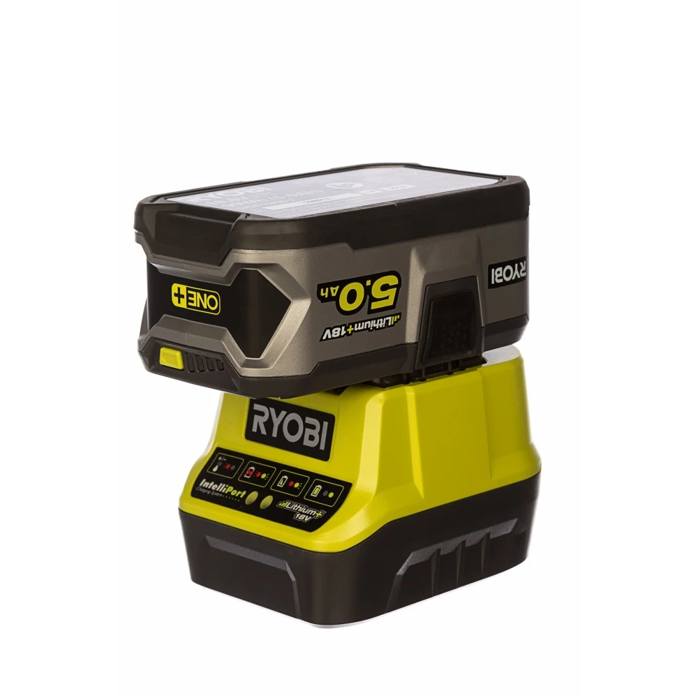 Набор ryobi one+ rc18120-250 5133003364 аккумулятор (18 в 5.0 а*ч li-ion) 2 шт. и зарядное устройство