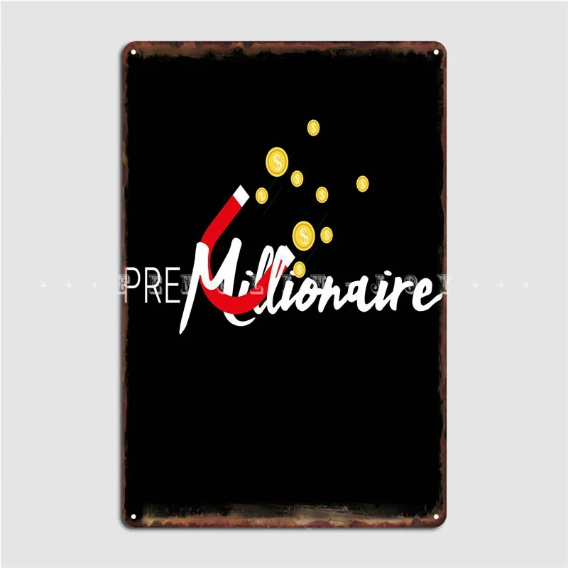 

Плакат с изображением миллиардера, богатый металлический знак, паб, клуба, бара на заказ, живопись, Декор, жестяной плакат