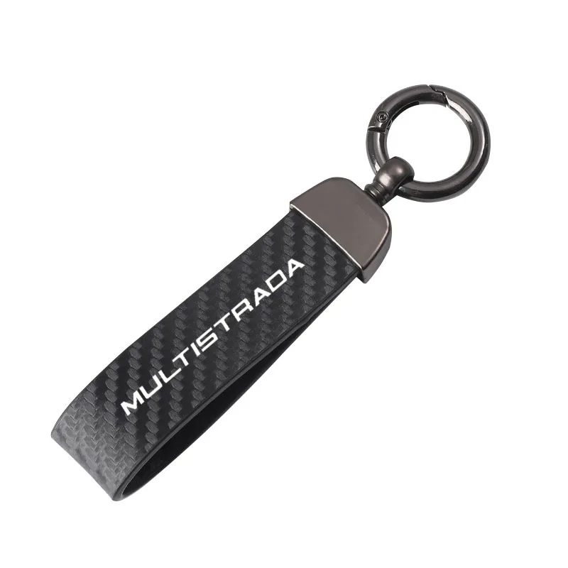 

For DUCATI Multistrada 1200 950 1100 1200 1200S 1200GT 1260 motorcycle Accessories motorcycle lanyard key carbon fiber key ring