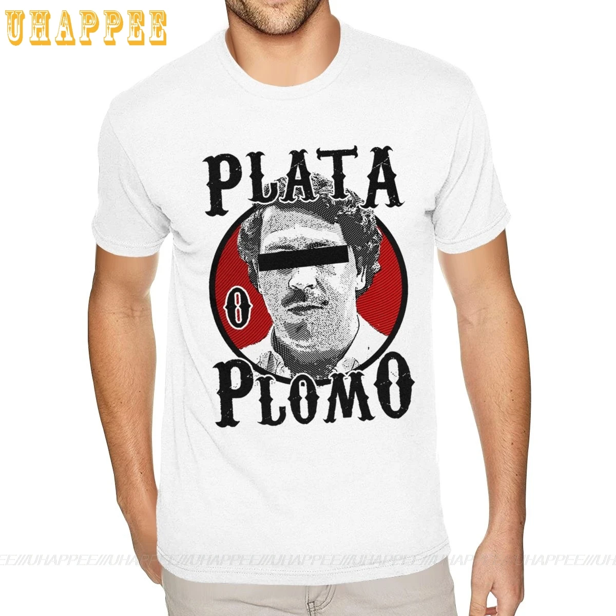 Рок Пабло Эскобар футболка печать короткий рукав Мужская S 6XL белая