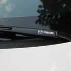 Металлическая Эмблема, автомобильные декоративные наклейки, наклейки на автомобильные стеклоочистители для Mazda 3 mx5 6 cx5 rx8 cx3 2 3 2020 mx5 nd, автомобильные аксессуары