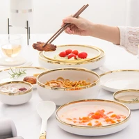 dishes set simple creative household luxury phnom penh nordic tableware dishes ins plate square plates