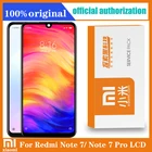Оригинальный дисплей 6,3 дюйма с рамкой для Xiaomi Redmi Note 7 Redmi Note 7 Pro, ЖК-дисплей с сенсорным экраном и дигитайзером в сборе, запасные части