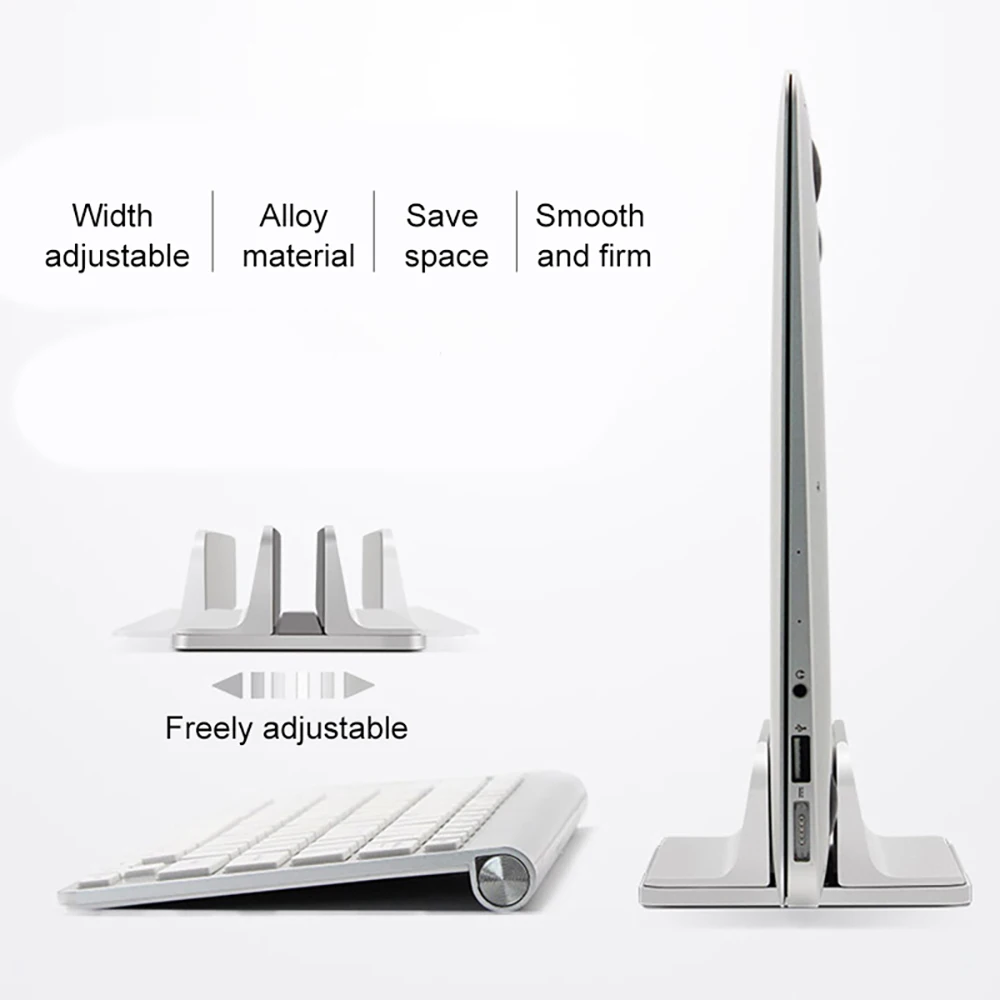Популярная Алюминиевая Подставка для ноутбука Macbook Air Pro устойчивая Вертикальная