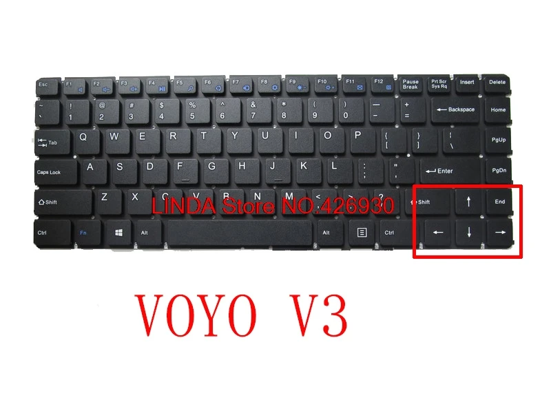 V3 United States US Клавиатура для ноутбука, Vbook V3 V3/A3 Pro JM-290 свяжитесь с нами(K679) YJ-592 PRIDE-K2632 MB300-2009 нам A1 плюс 4 Гб A1 Pentium версия - Цвет: V3 United States US