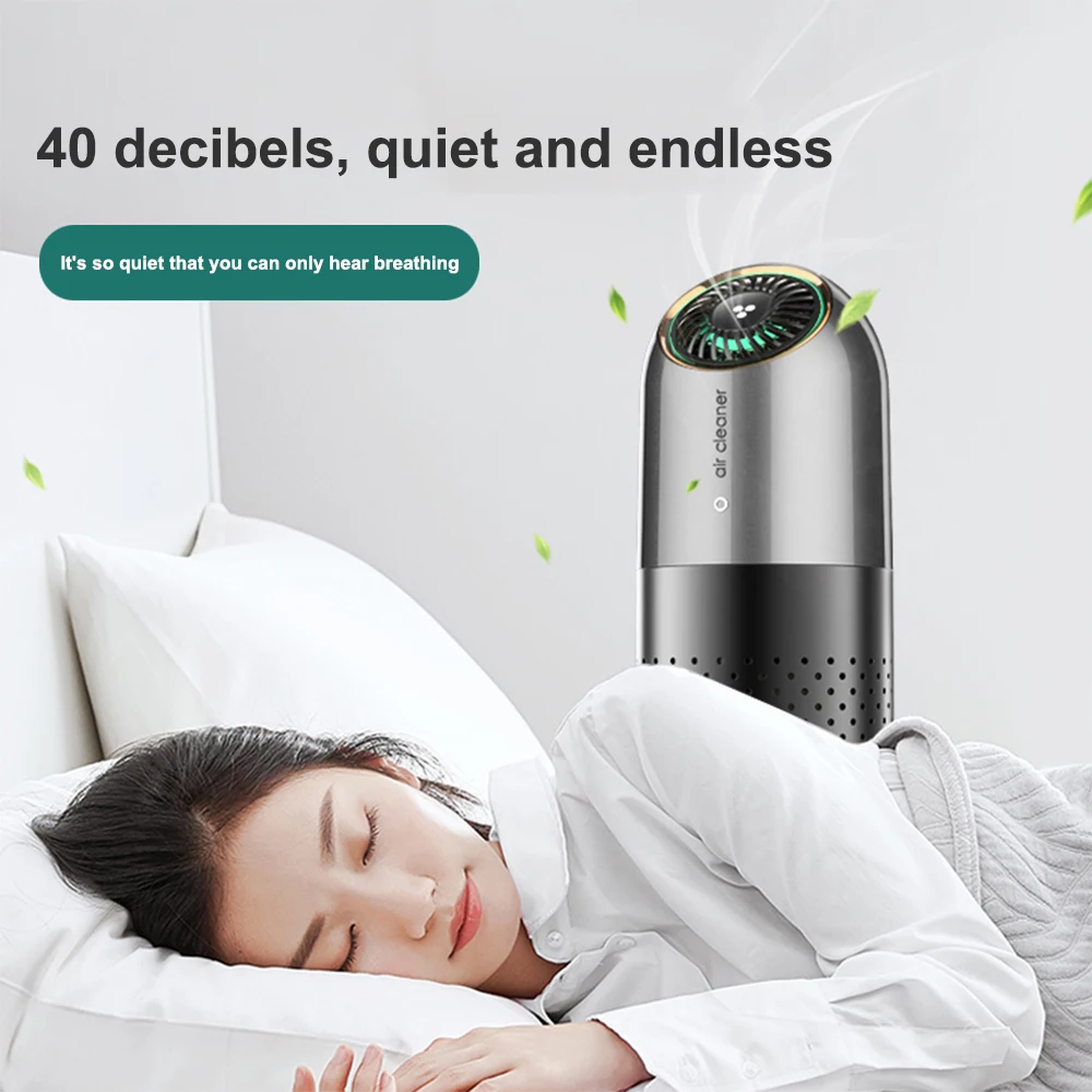 Автомобильный очиститель воздуха мини с отрицательными ионами USB домашний