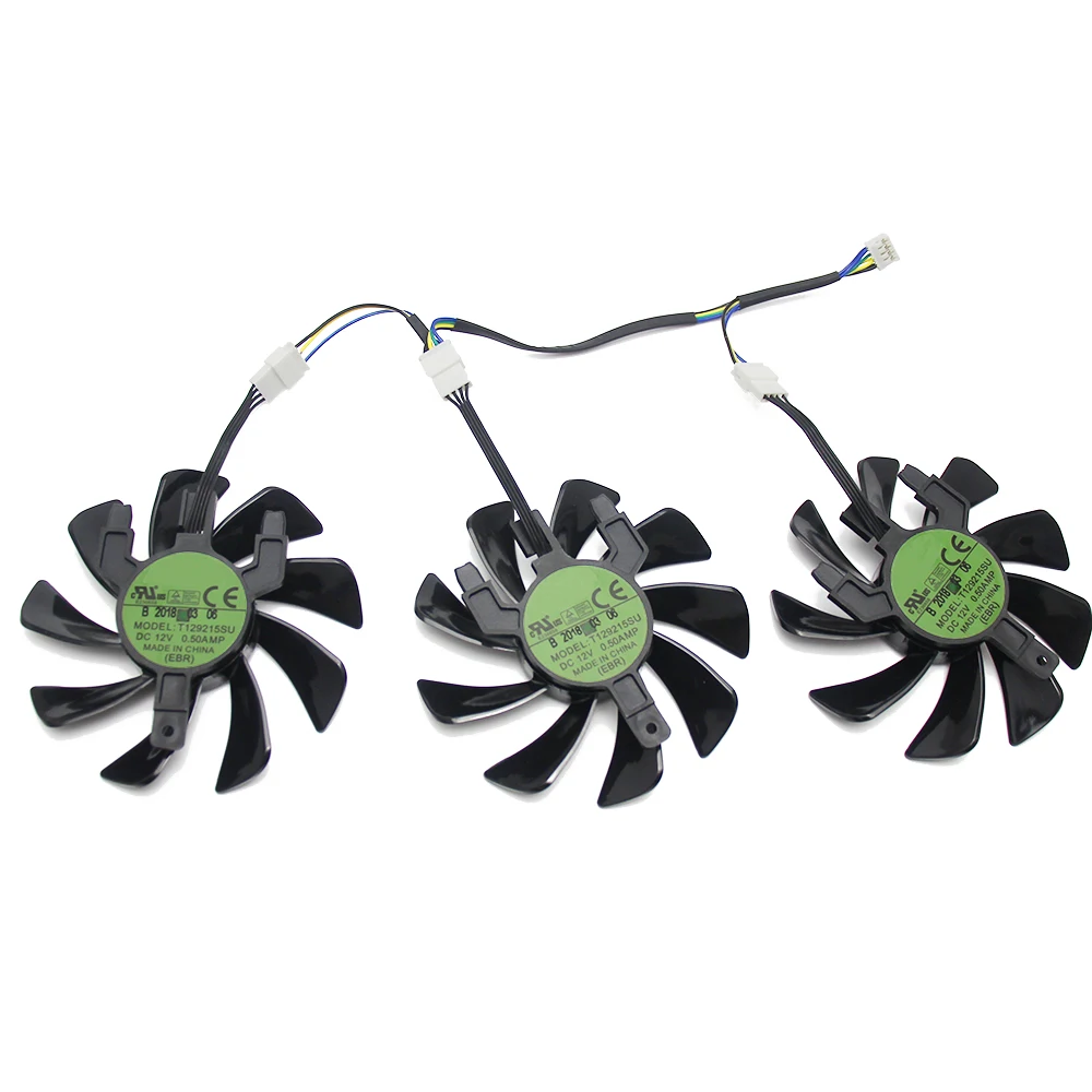 Кулер для видеокарты T129215SU R9-fury сменный вентилятор Видеокарты Radeon sapphire R9 FURY 4 Гб HBM