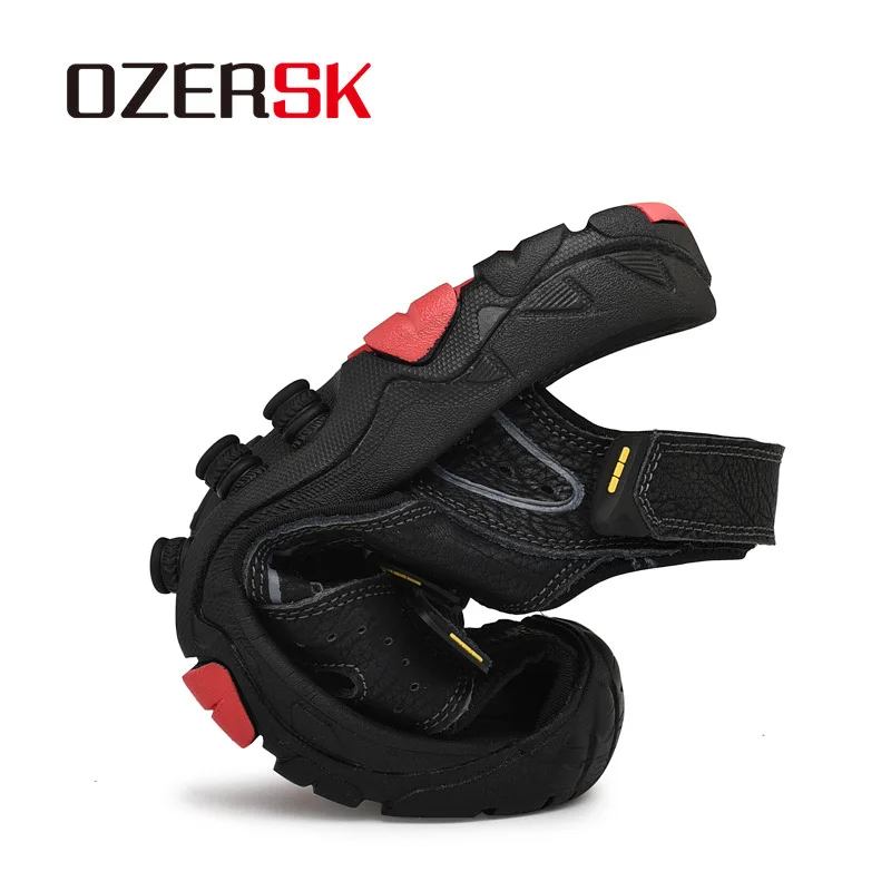 Сандалии OZERSK мужские летние дышащие водонепроницаемые босоножки Повседневная