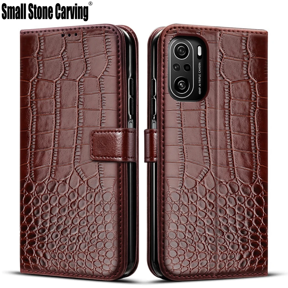 Флип-чехол для POCO F3 мягкий кожаный силиконовый чехол телефона Xiaomi с магнитной