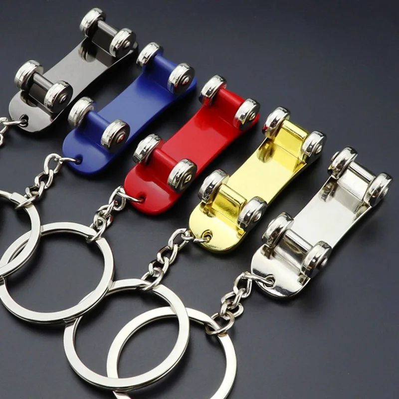 

Skateboard Key Chain Metal Keychain New Scooter Advertising Promotional Gifts Car Accessories