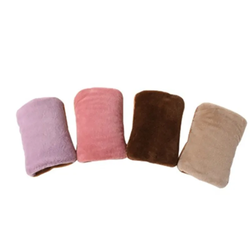 

New Faux Rabbit Fur Winter Hand Warmer Rechargeable Charging Electric Hot-Water Bag Hot Water Bottle Water Injection Bag