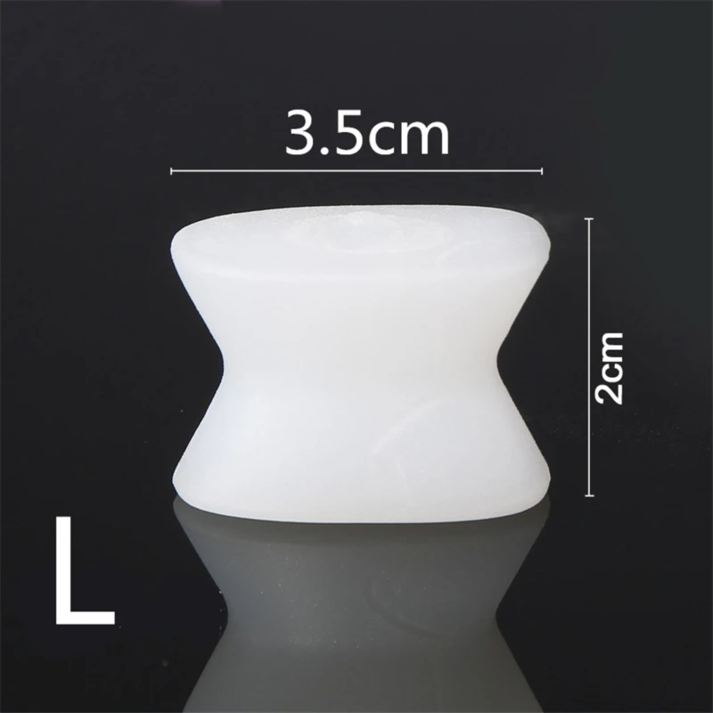 

Silica Gel I-shaped Toe Separator Available All Day Toe Separation Protector Exquisite Small Useful Convenient Toe Separator