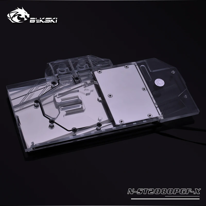 

Bykski Graphics card full cover water cooling block forZOTAC RTX2080-8GD6 PGF OC 12 gpu cooler rgb/rbw light,N-ST2080PGF-X *