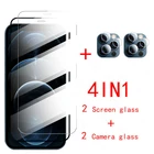 Защитное стекло для iPhone 12 Pro Max Mini, Защита экрана для объектива камеры, стекло для iPhone 11, 12 Pro, XR, XS, X, 6, 7, 8 Plus, SE 2020