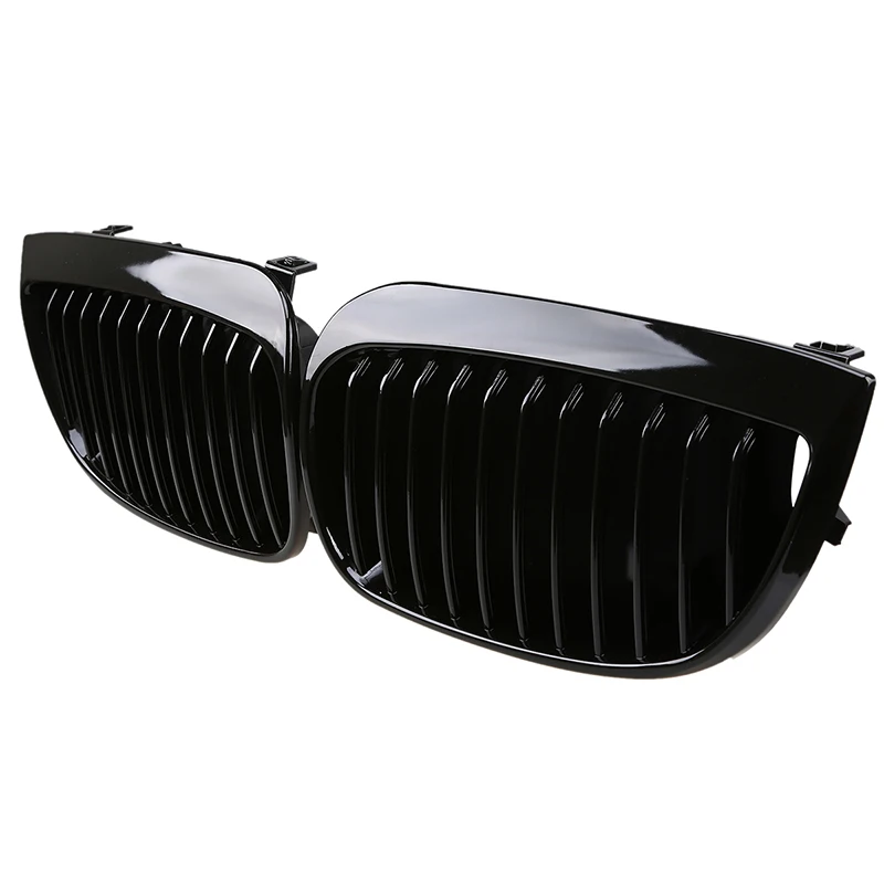Автомобильный гриль POSSBAY глянцевая черная передняя широкая решетка радиатора