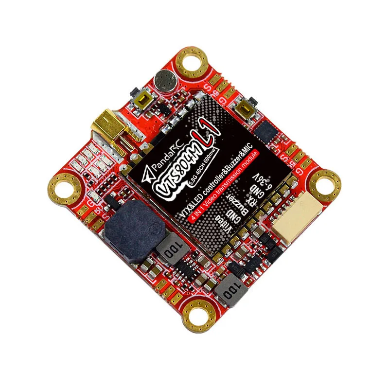 Контроллер интерфейса PandaRC VT5804M L1 5 8G 25/100/200/400 МВт VTX 6-36 в NTSC/PAL для радиоуправляемых
